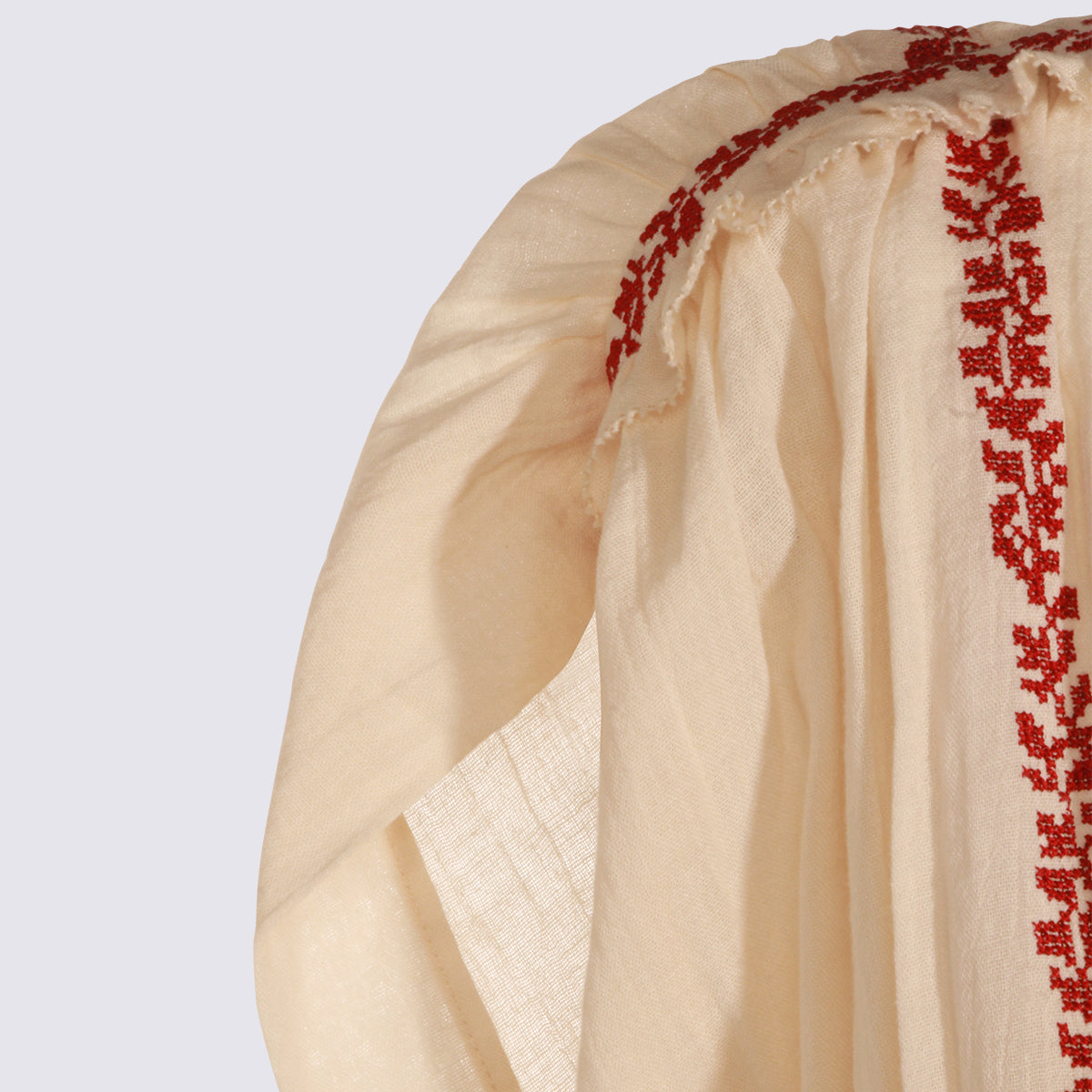 MARANT ETOILE Dresses Beige/red _vi