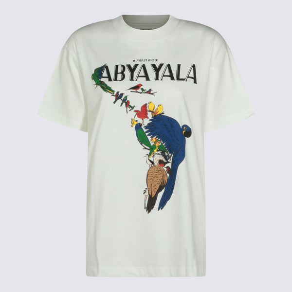 Farm Rio 100% Cotton t-shirt in white