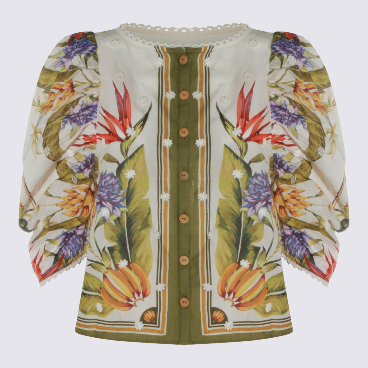 Farm Rio Top Tropical Scarf Sand _li Vi