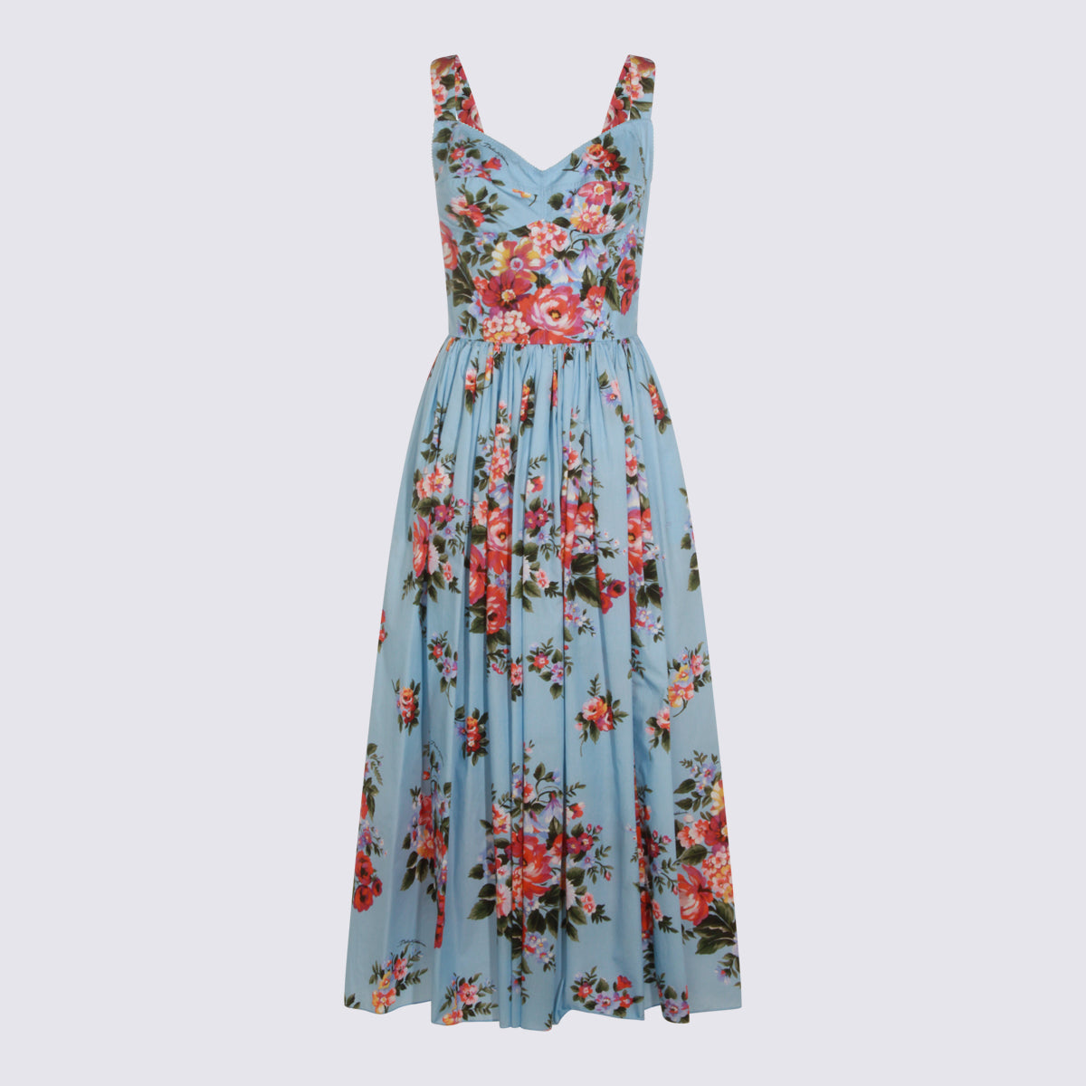 Dolce & Gabbana Dresses Fiori F.do Celeste _co