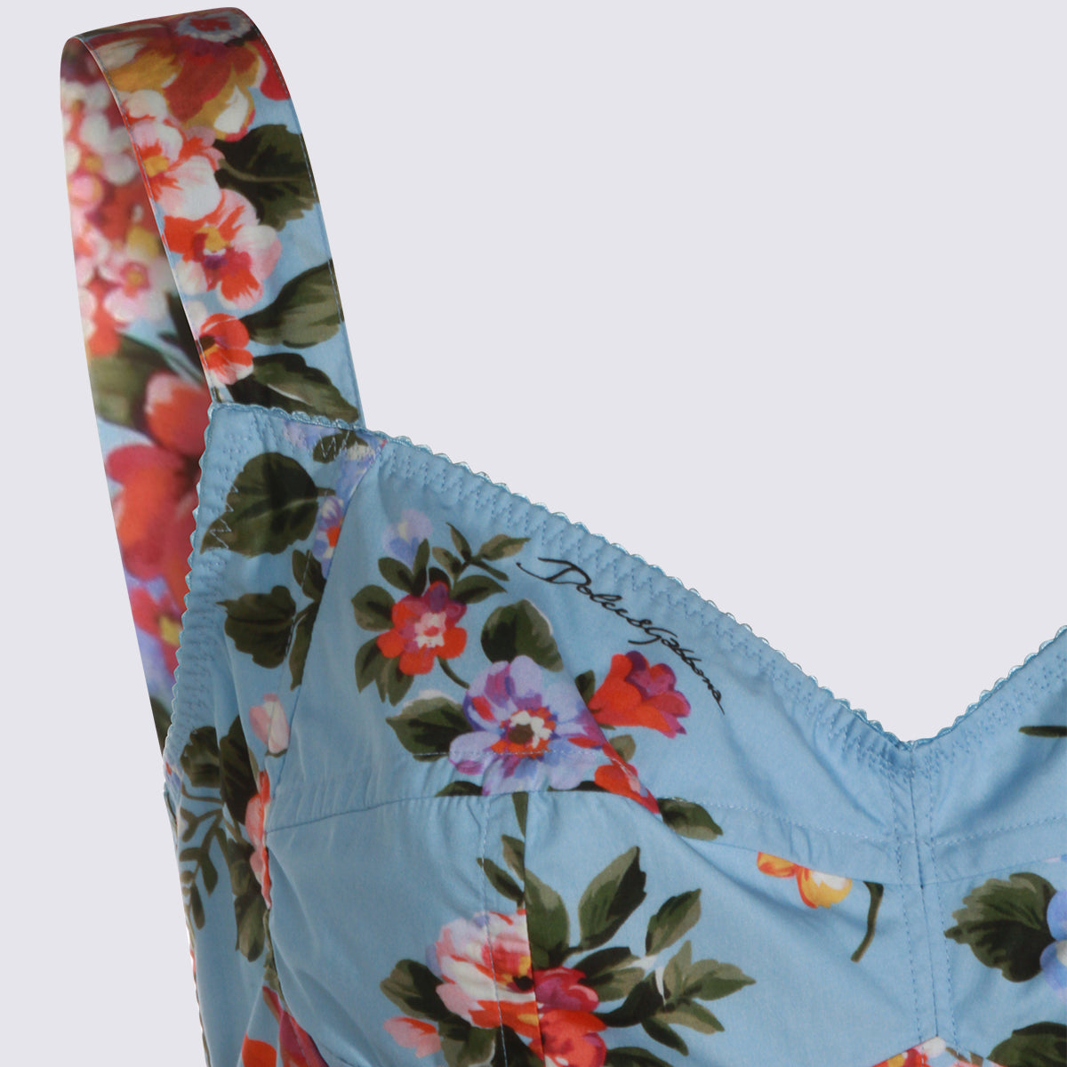 Dolce & Gabbana Dresses Fiori F.do Celeste _co