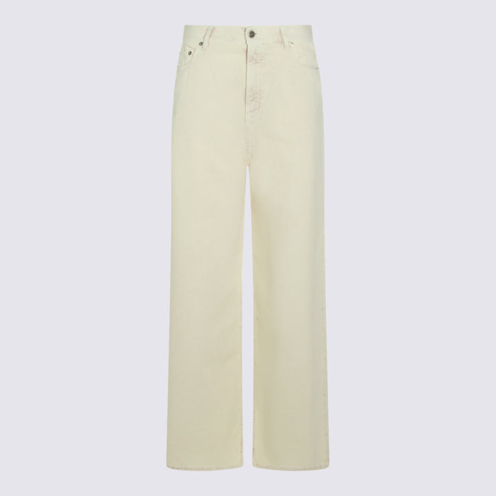 Golden Goose Jeans Yellow _100 % Co