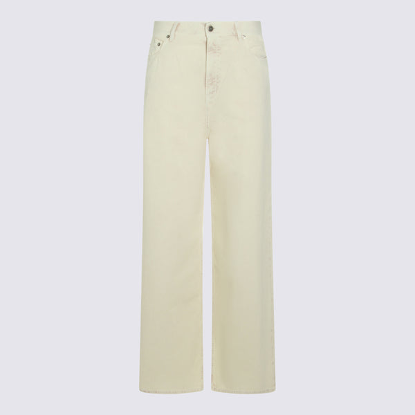 Golden Goose 100% Cotton jeans in yellow