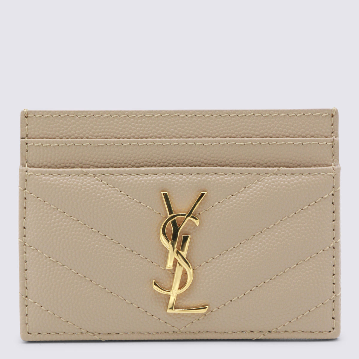 Saint Laurent Wallets Beige _calf