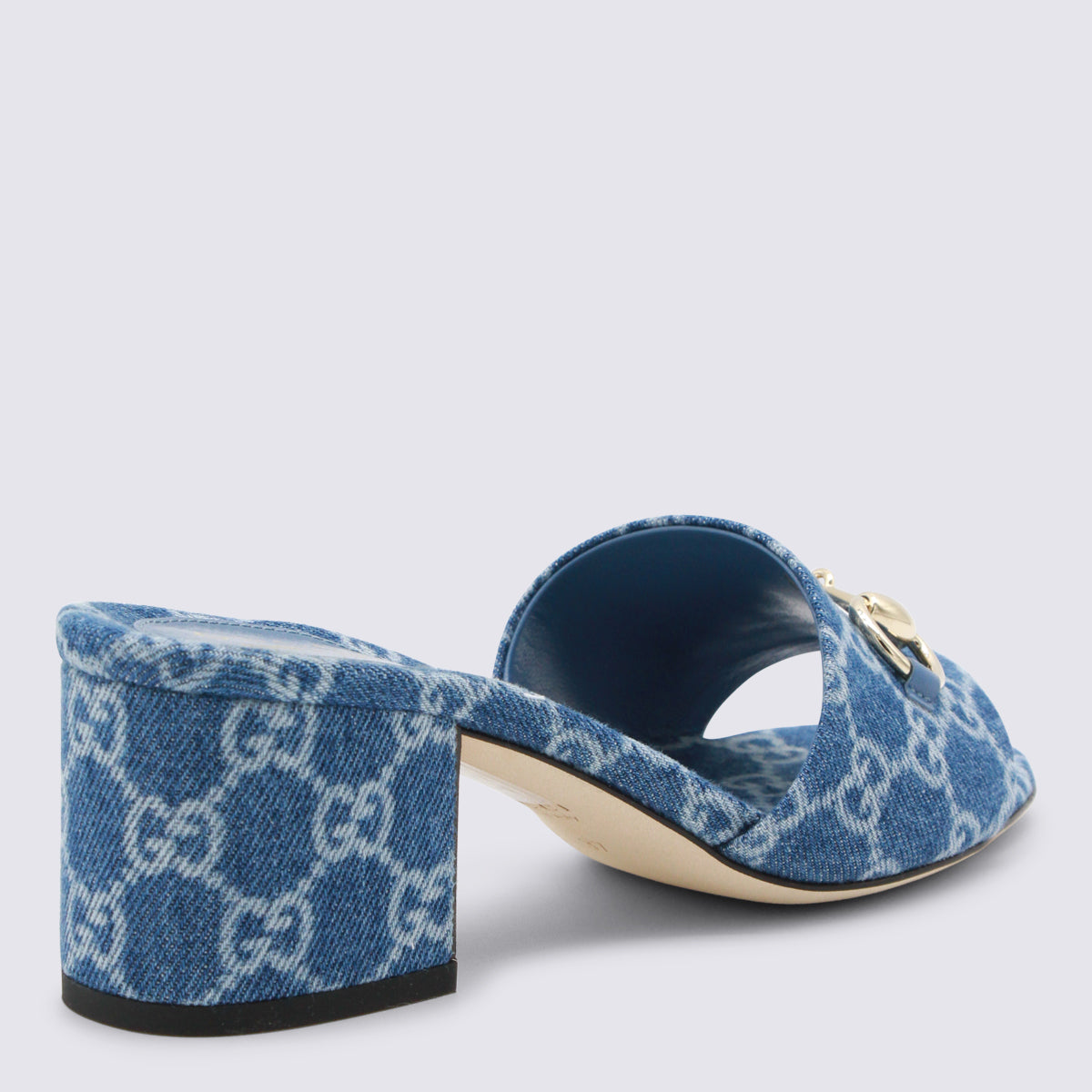 Gucci Sandals Denim _100 % Co