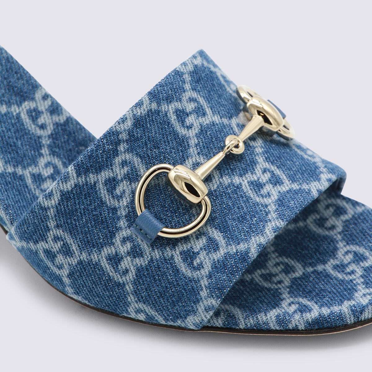 Gucci Sandals Denim _100 % Co
