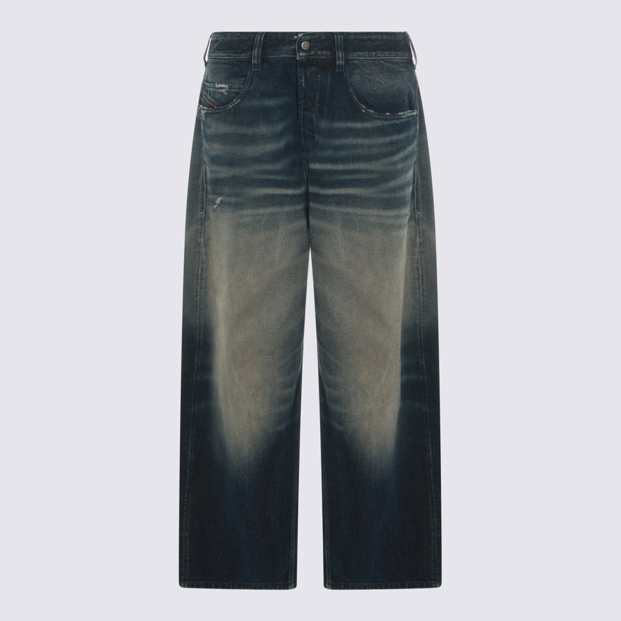 Diesel 80% cotton jeans in blue