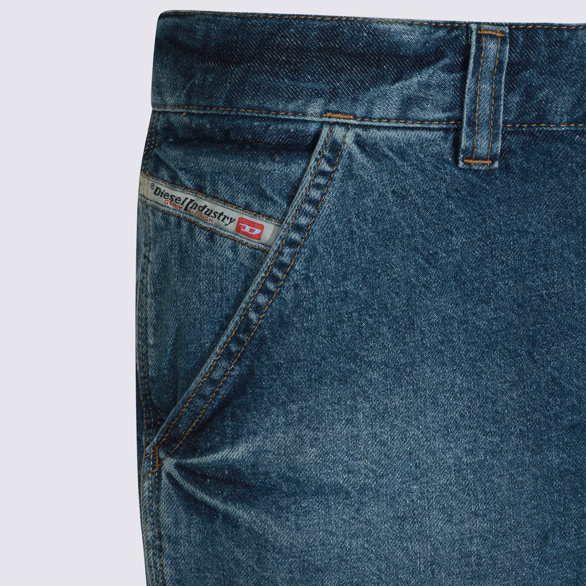 Diesel Shorts Blue _100 % Co