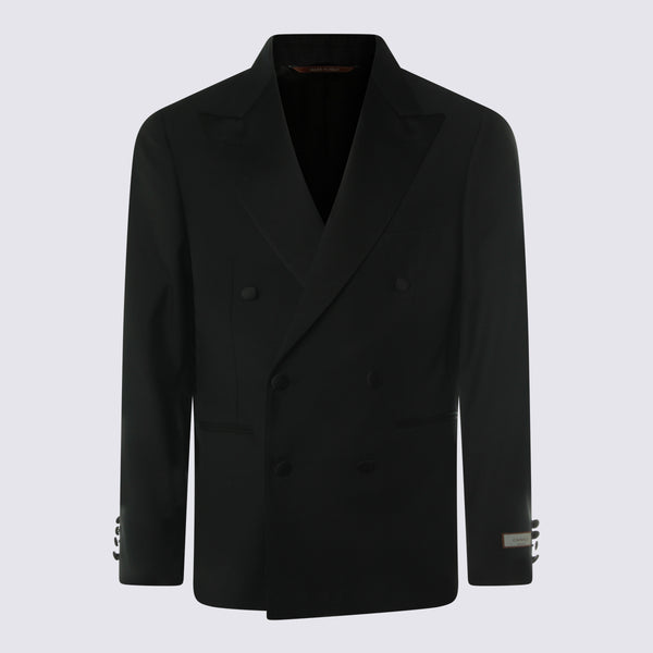 Canali 100% Wool blazer in black