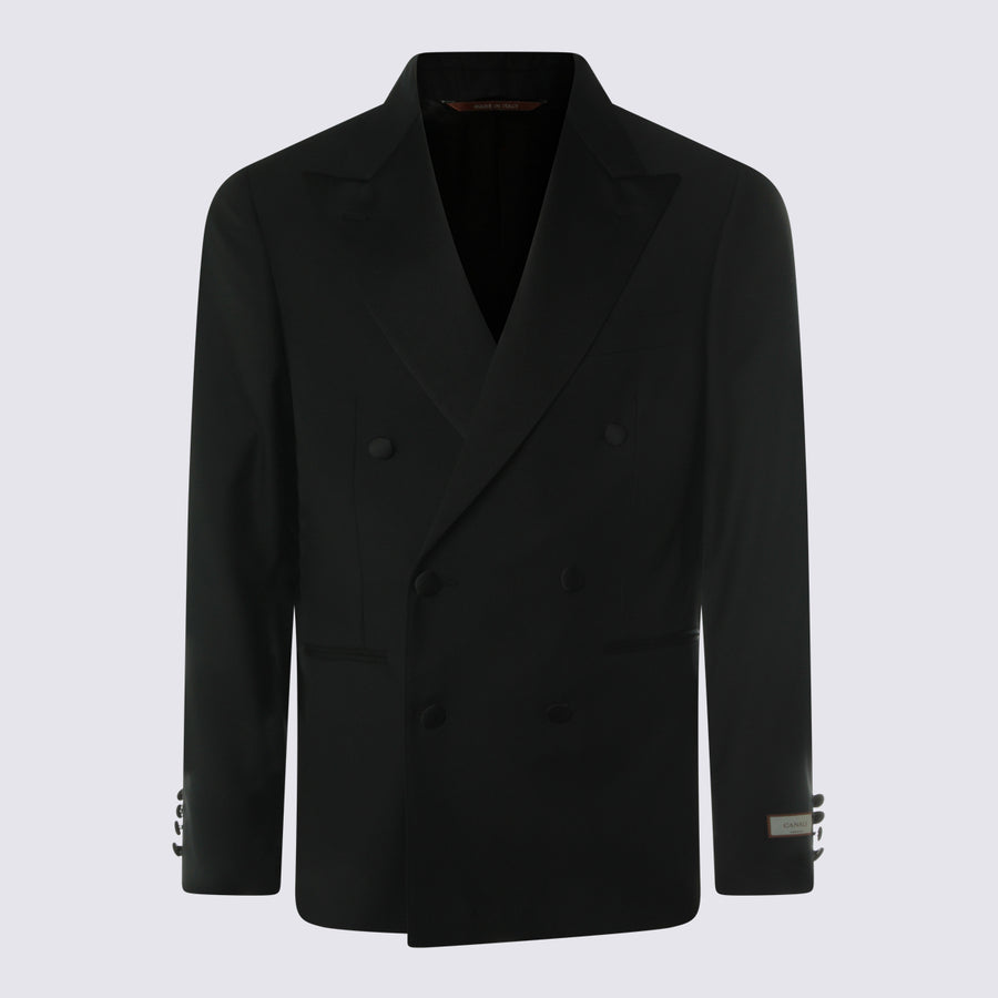 Canali 100% Wool blazer in black