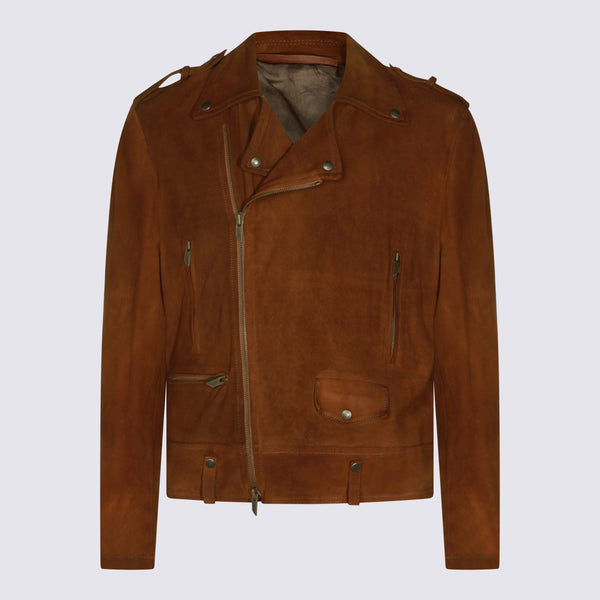 Salvatore Santoro 100% Leather jacket in brown
