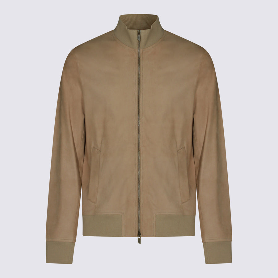 Salvatore Santoro 100% Leather jacket in beige