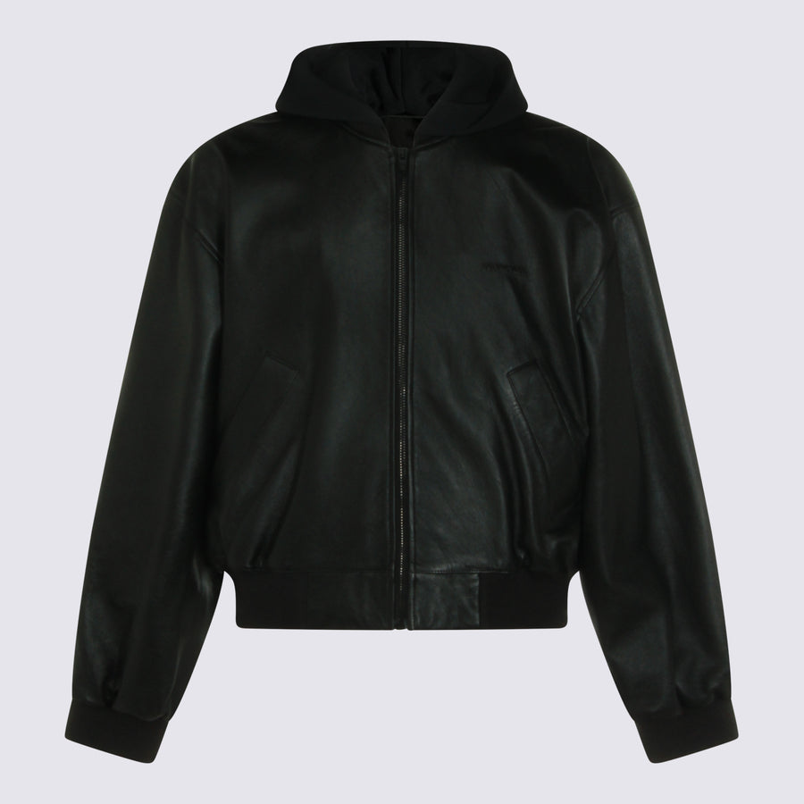 Balenciaga 100% Leather jacket in black