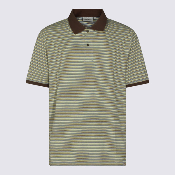 Carhartt Wip 100% Cotton polo in green