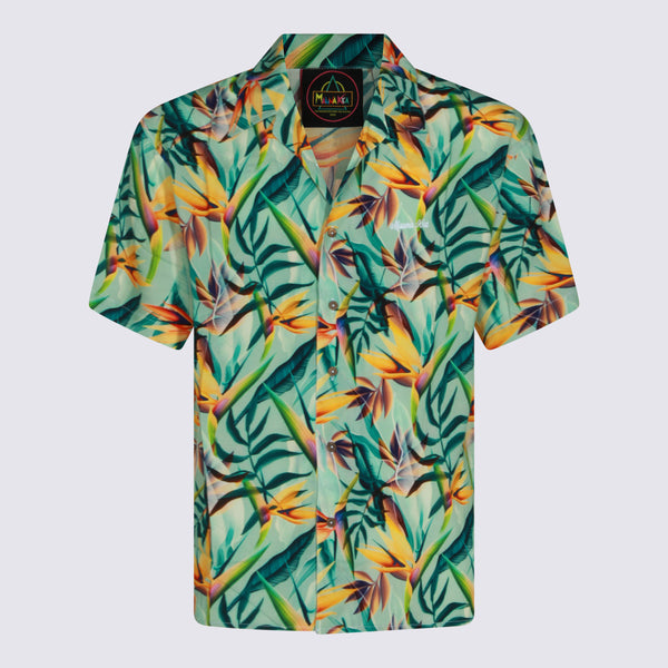 Maunakea 100% Viscose shirt in green