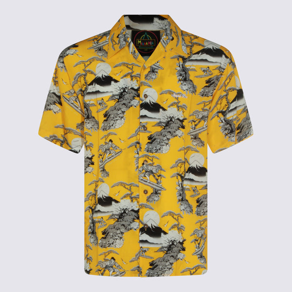 Maunakea 100% Viscose shirt in yellow