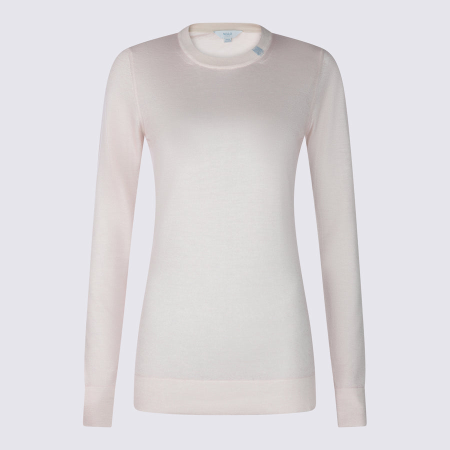 Malo 100% Cotton sweater in beige