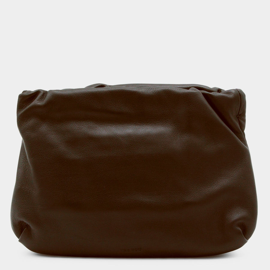 The Row 100% Bostaurus shoulder bag in brown