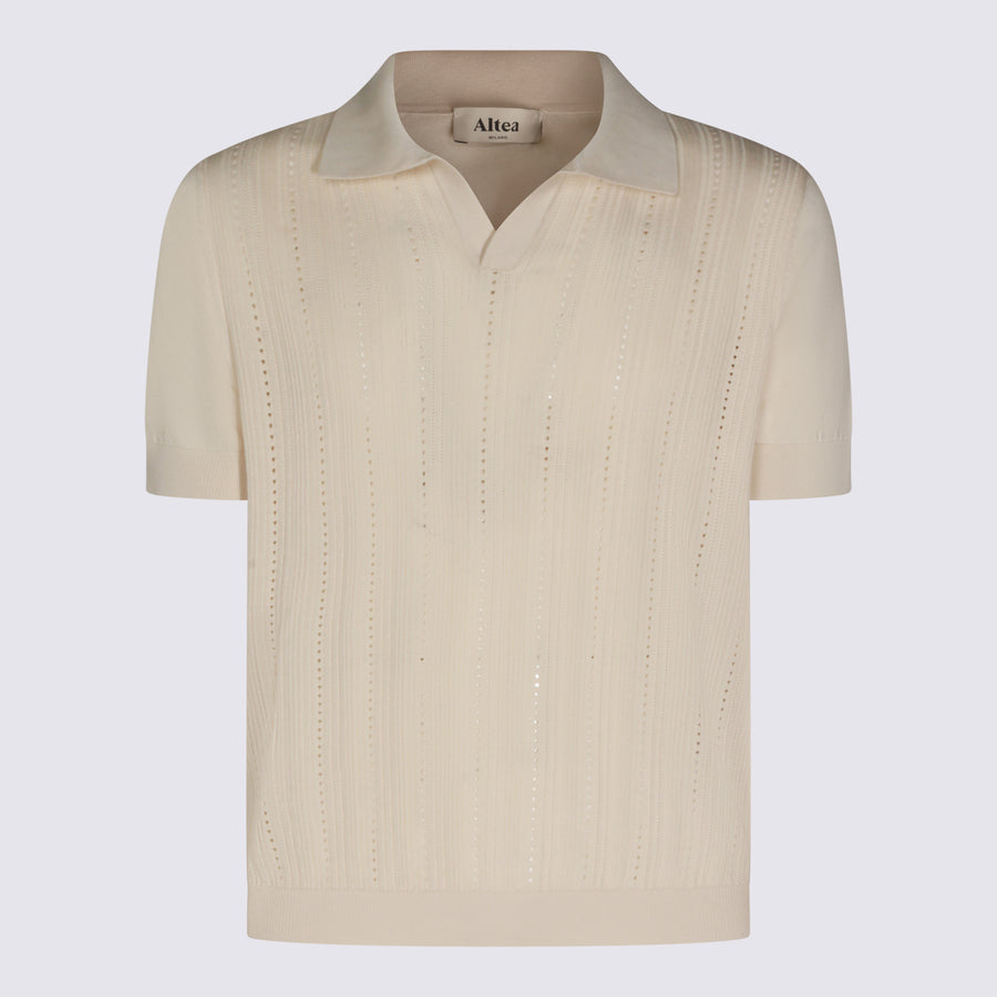 Altea 100% Cotton polo in beige