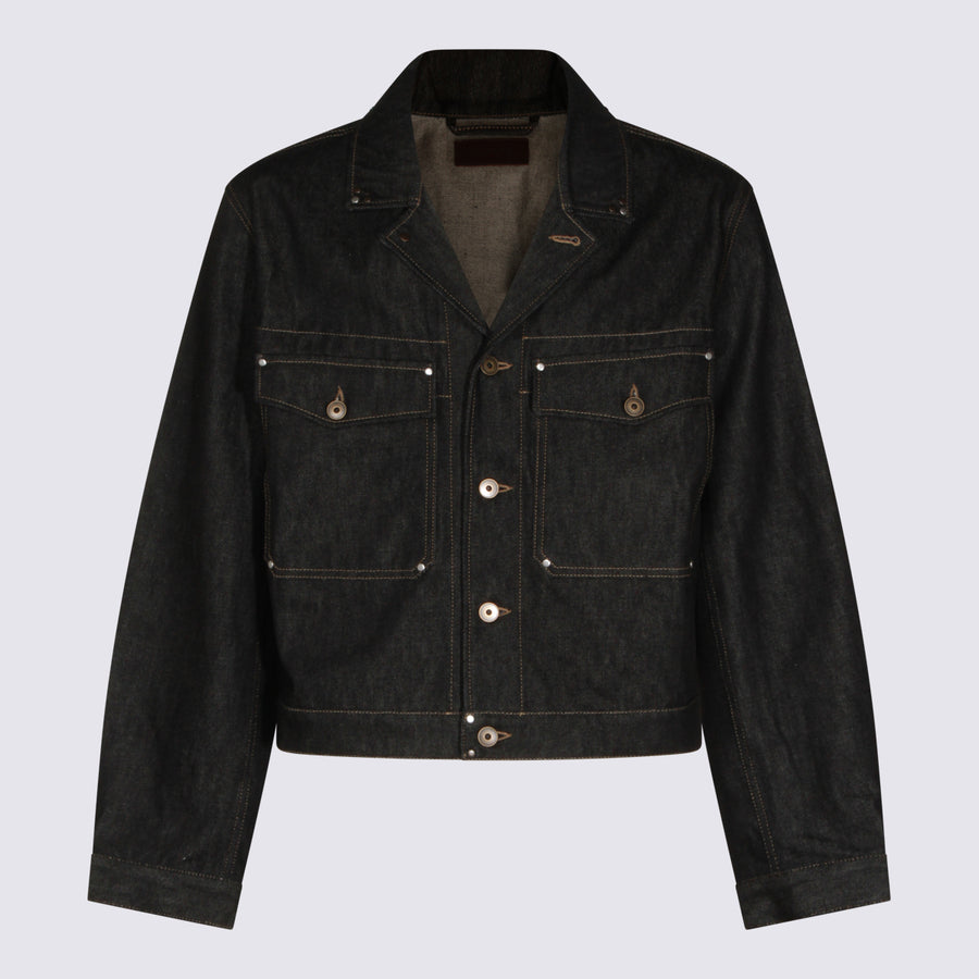 Lemaire 100% Cotton jacket in black