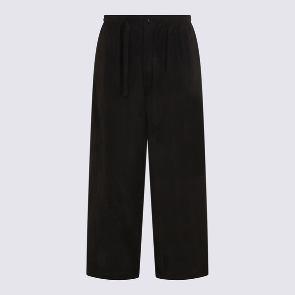 Lemaire 53% Linen trousers in black