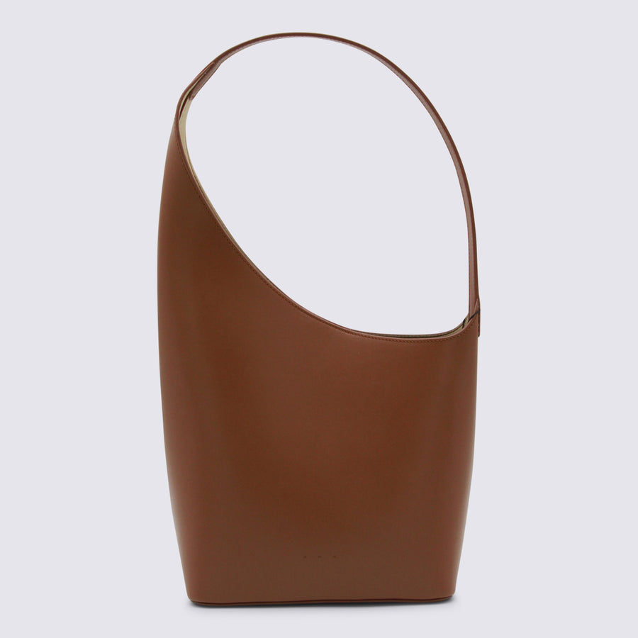 Aesther Ekme 100% Leather shoulder bag in brown