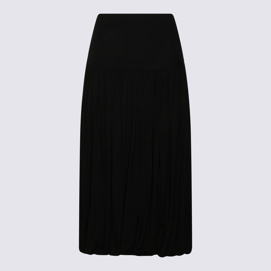 Toteme 100% Cotton skirt in black