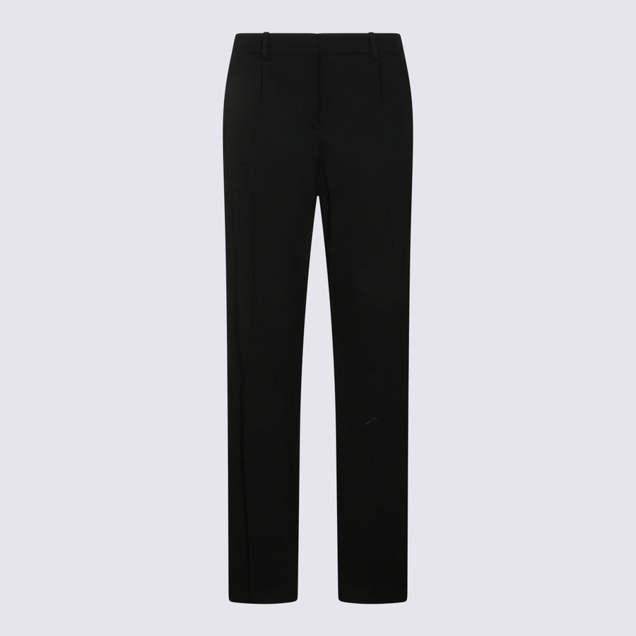 Balenciaga 98% Wool trousers in black