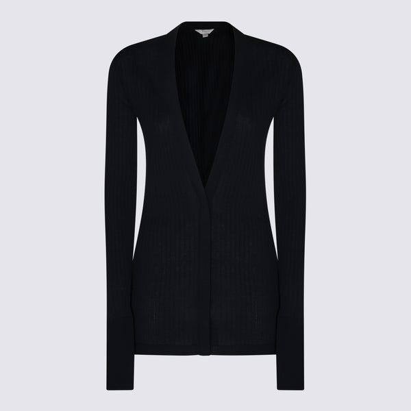 Malo 100% Cotton cardigan in black