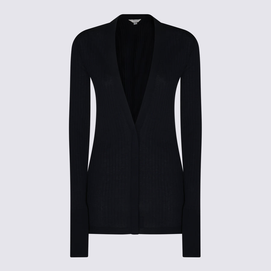 Malo 100% Cotton cardigan in black