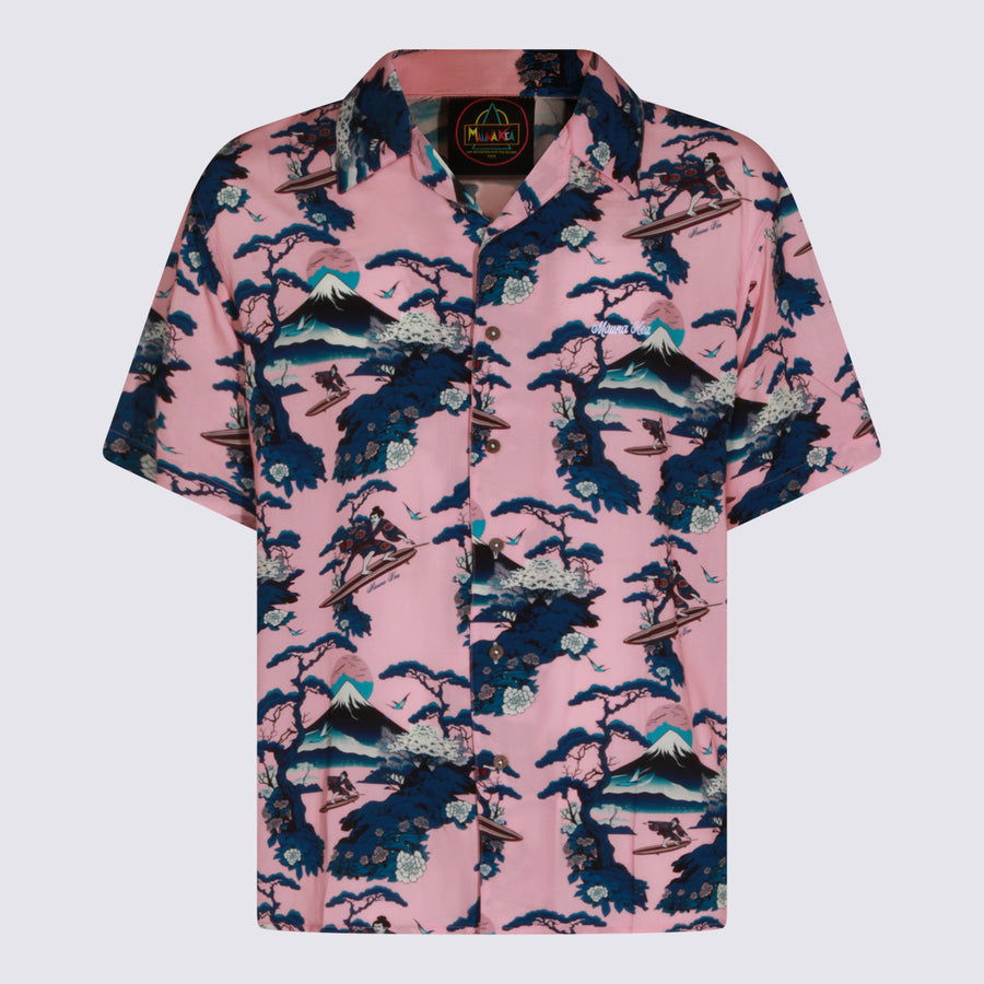 Maunakea Viscose shirt in pink