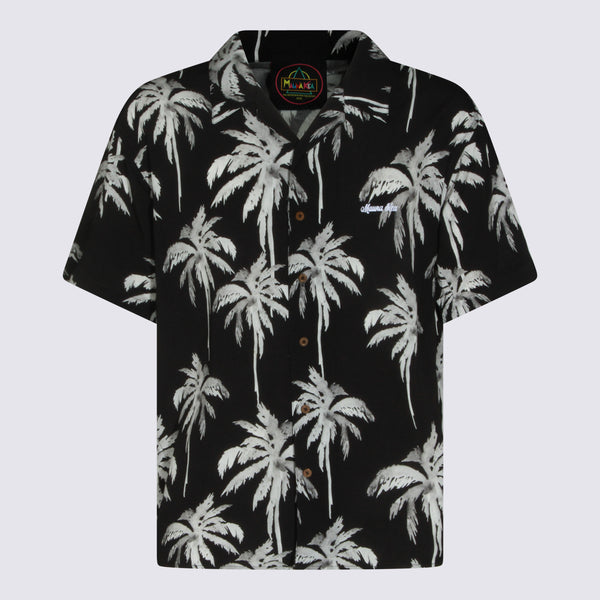 Maunakea 100% Viscose shirt in black