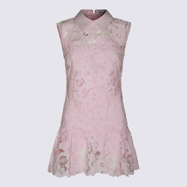 Self-Portrait 100% polyester dress in pink