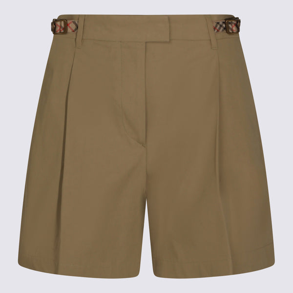 Burberry 100% Cotton bermuda shorts in beige