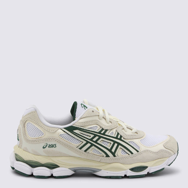 Asics Mesh sneaker in beige