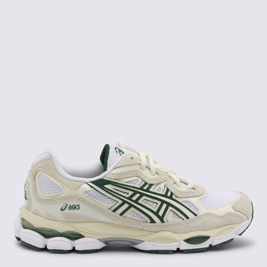 Asics Mesh sneaker in beige