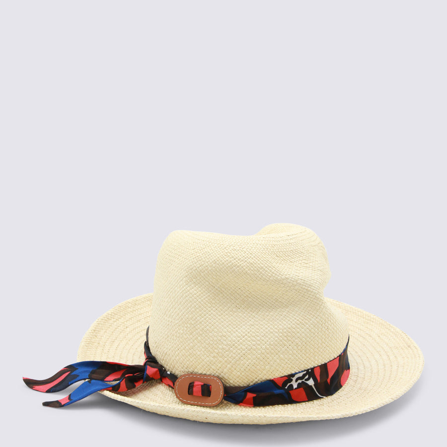 Cuba Lab 8051944590HIBISCUS 100% Raffia panama hat in beige