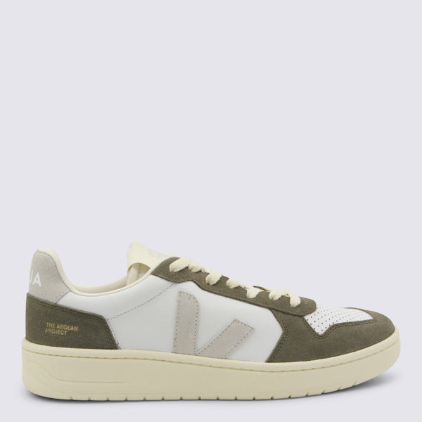 Veja Suede and leather upper sneaker in multicolor