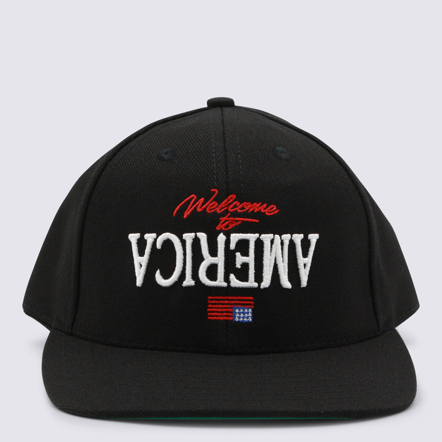 Willy Chavarria WCASC0084 100% Polyester baseball cap in black
