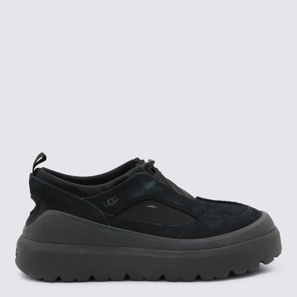 UGG Suede/Mesh upper sneaker in black
