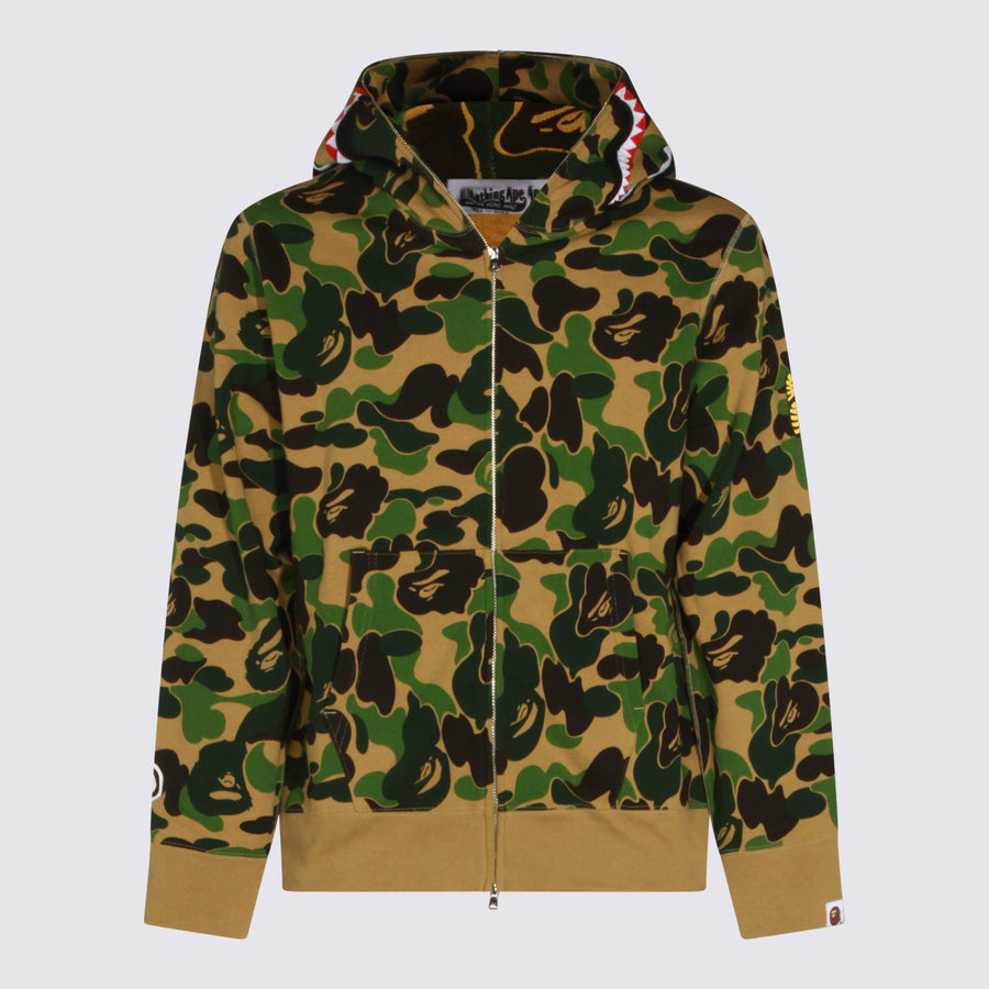 Bape 100% Cotton hoodie in green