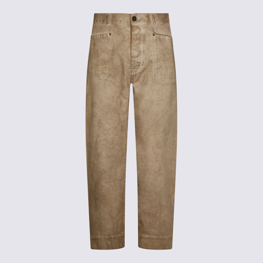 Vivienne Westwood 100% Cotton trousers in beige