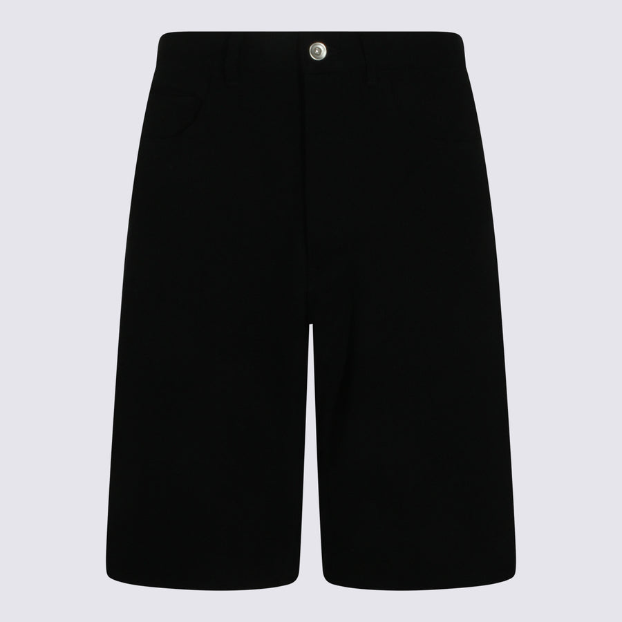 Auralee 100% Silk bermudas in black