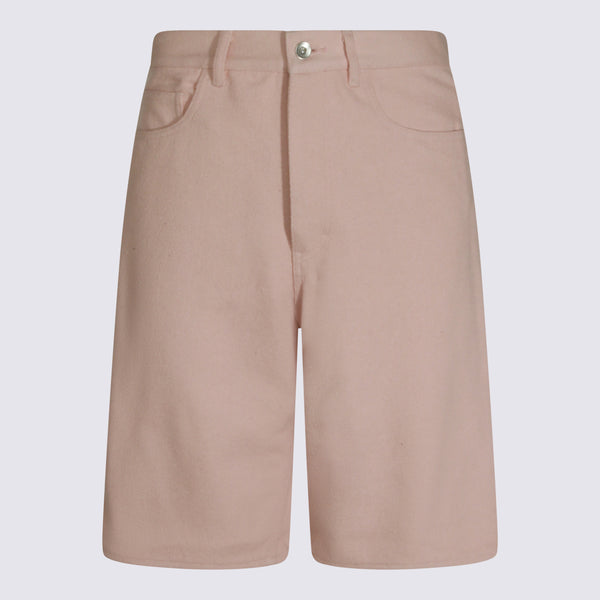Auralee 100% Silk chino shorts in pink