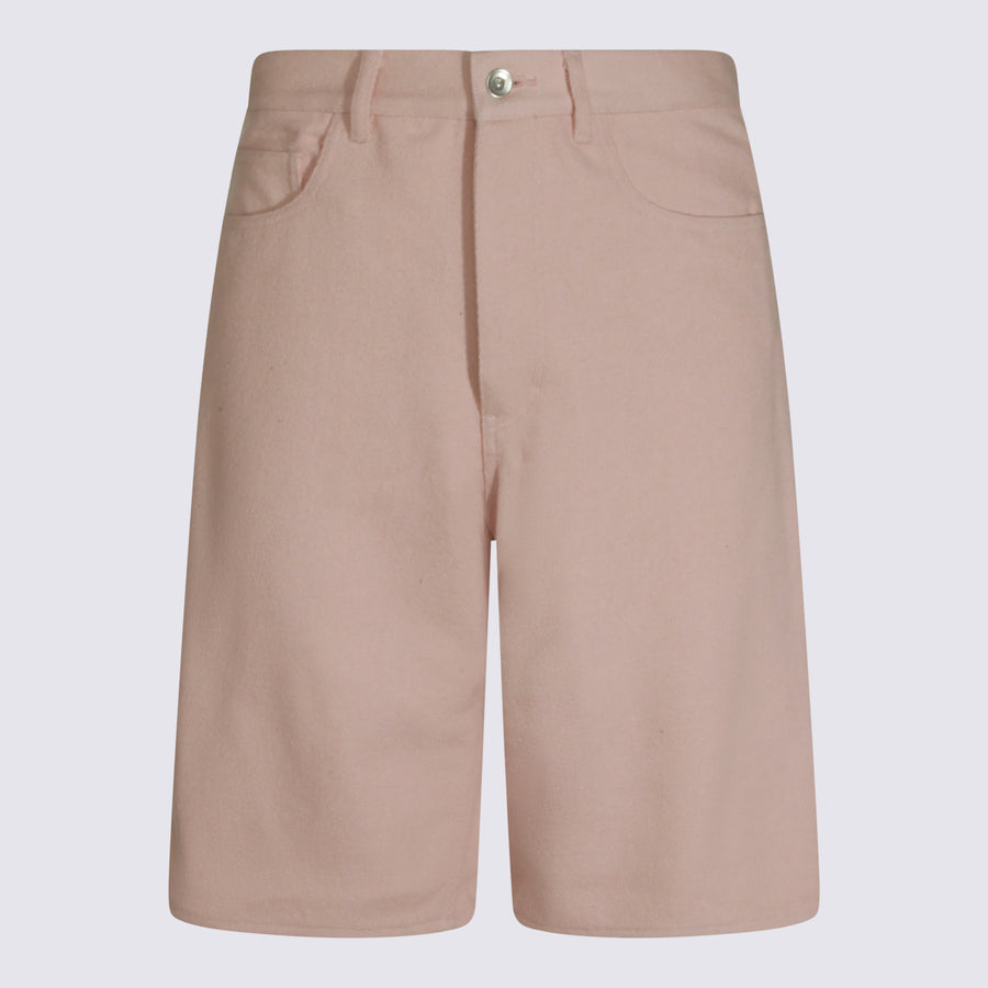 Auralee 100% Silk chino shorts in pink