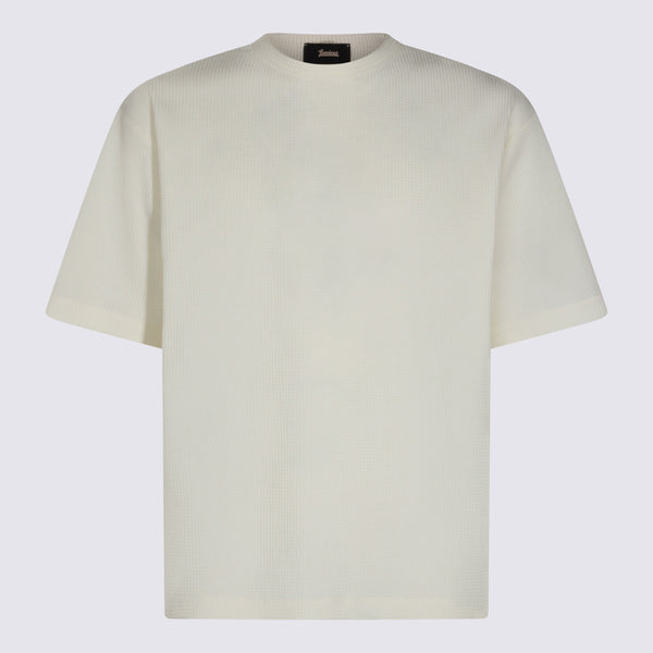 Laminar 100% Polyester t-shirt in white
