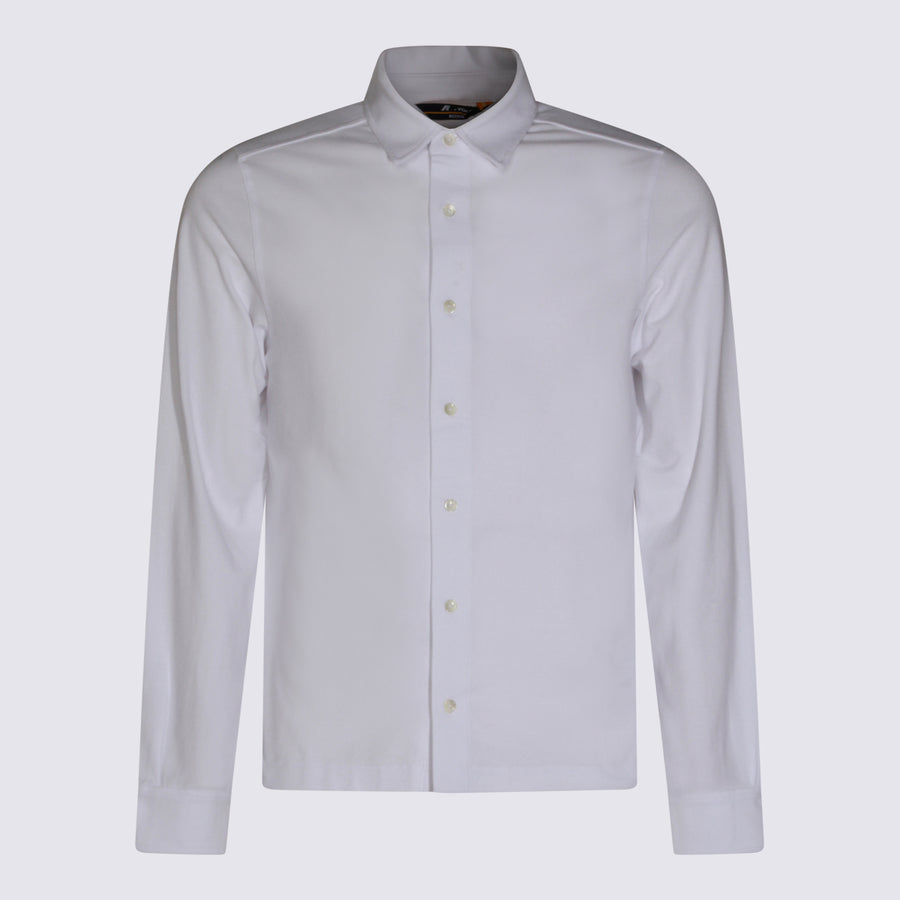 K-Way 92% Cotton shirt in white