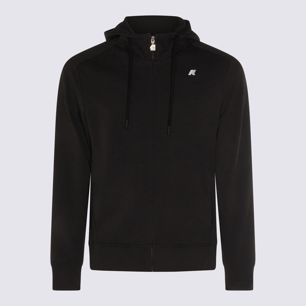 K-Way 80% Cotton sweatshirt in black