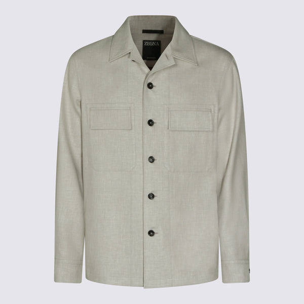 Zegna 100% Linen jacket in beige