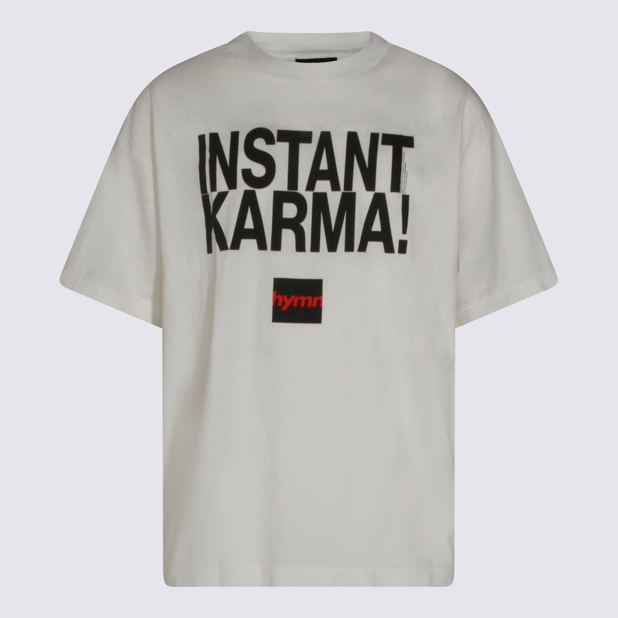 Saint Mxxxxxx 100% Cotton t-shirt in white